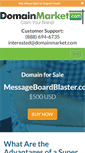 Mobile Screenshot of messageboardblaster.com